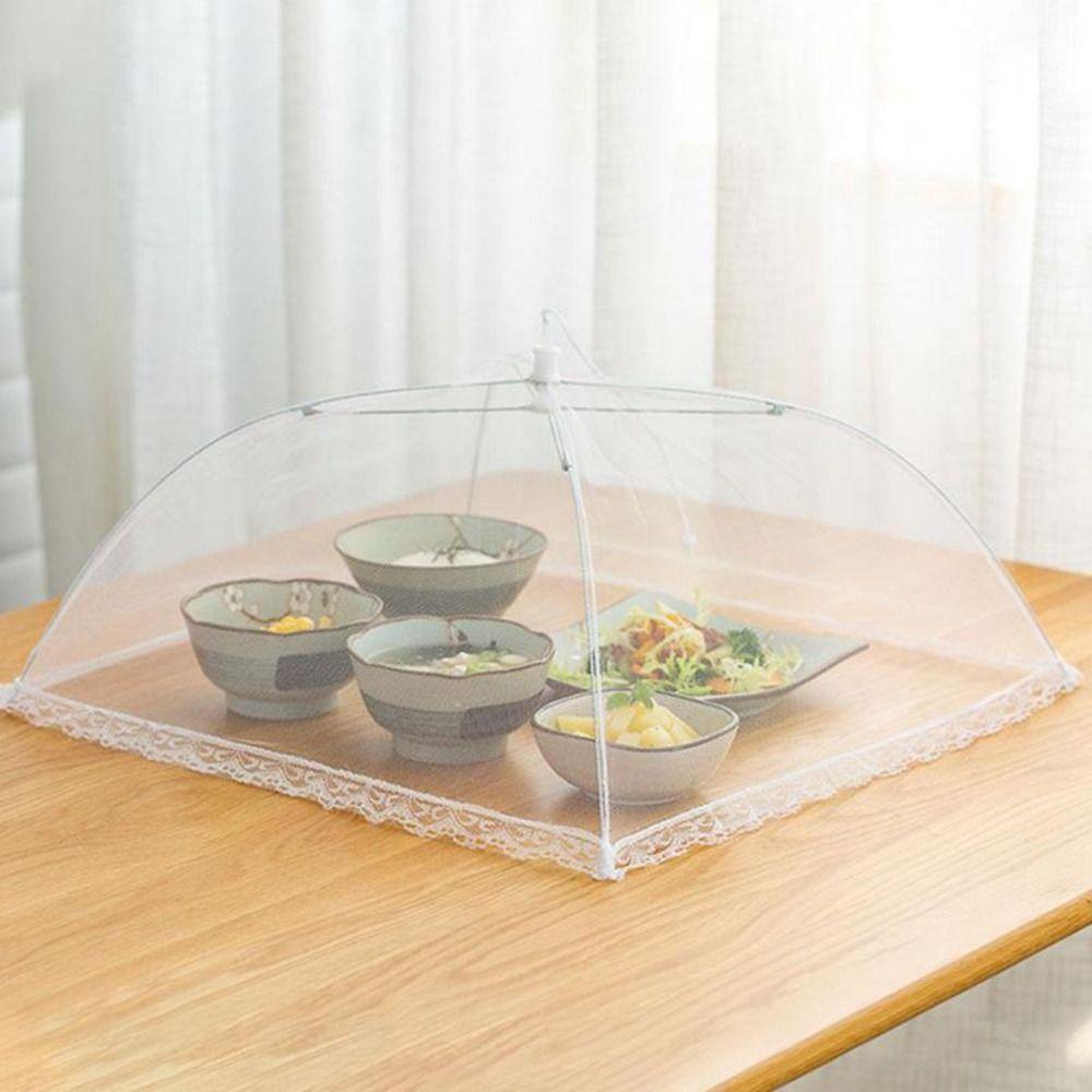 Pop-Up Food Cover Umbrella Large and Tall Picnic Protect Dish Cover Food Mesh Cover Outdoors
