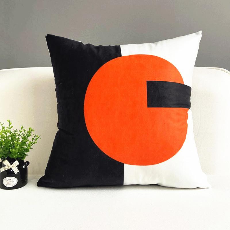 Home Nordic Throw Pillow Cover Sofa Cushion Cover Car Thickened Short Plush Cushion Cover No Pillowcase