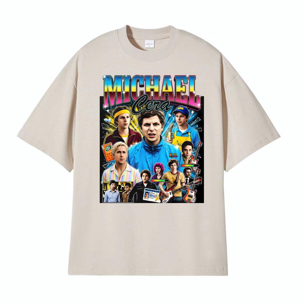 Michael Cera Superbad Merch McLovin Drivers T Shirts Bad Bunny 2026 Print Tshirts Men Women High Street Vintage Classic Tshirt