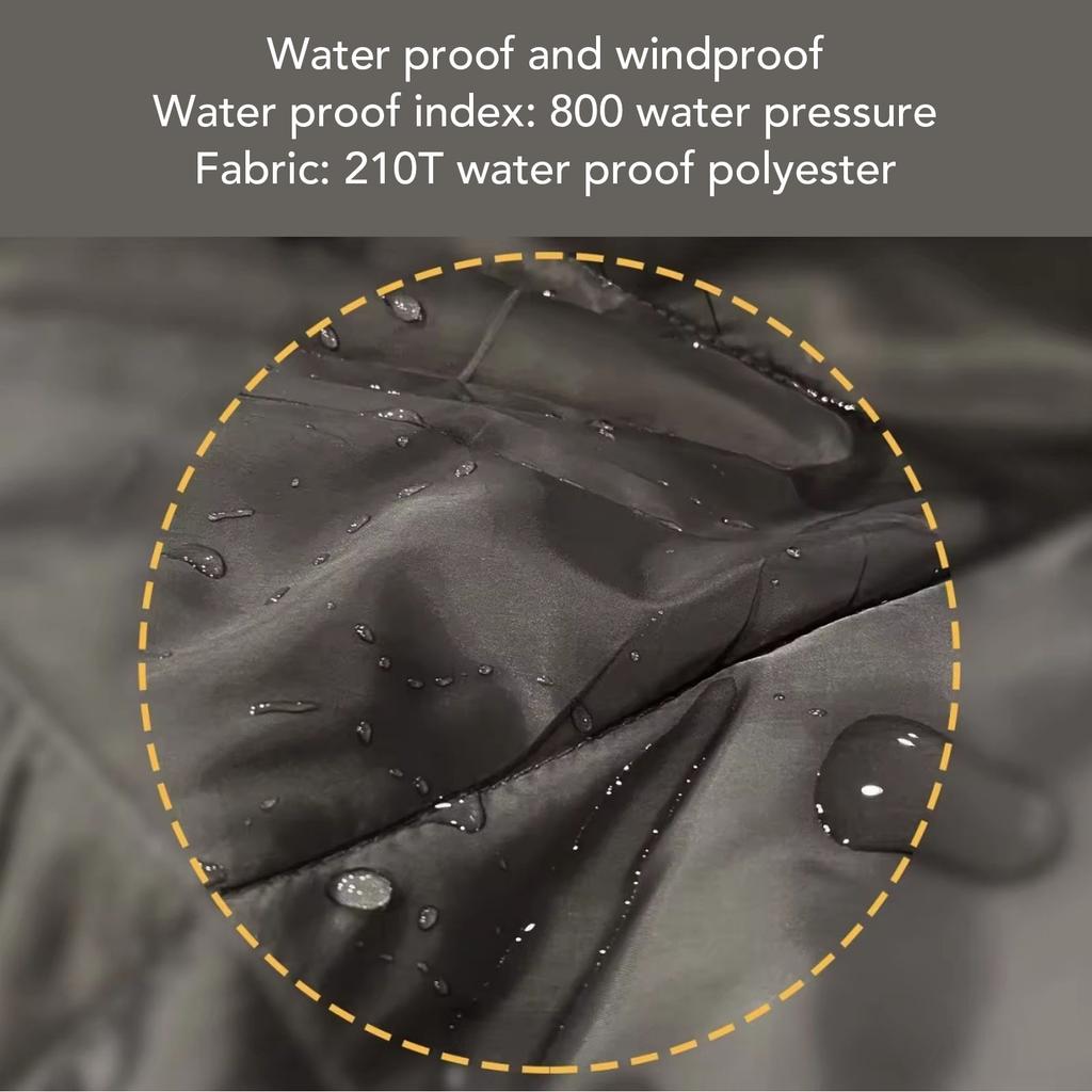 Poncho Liner 4 In 1 Multi Functional Quilted Camping Blanket Compact Water Proof Outdoor Portable Sleeping Bag Wearable Shawl