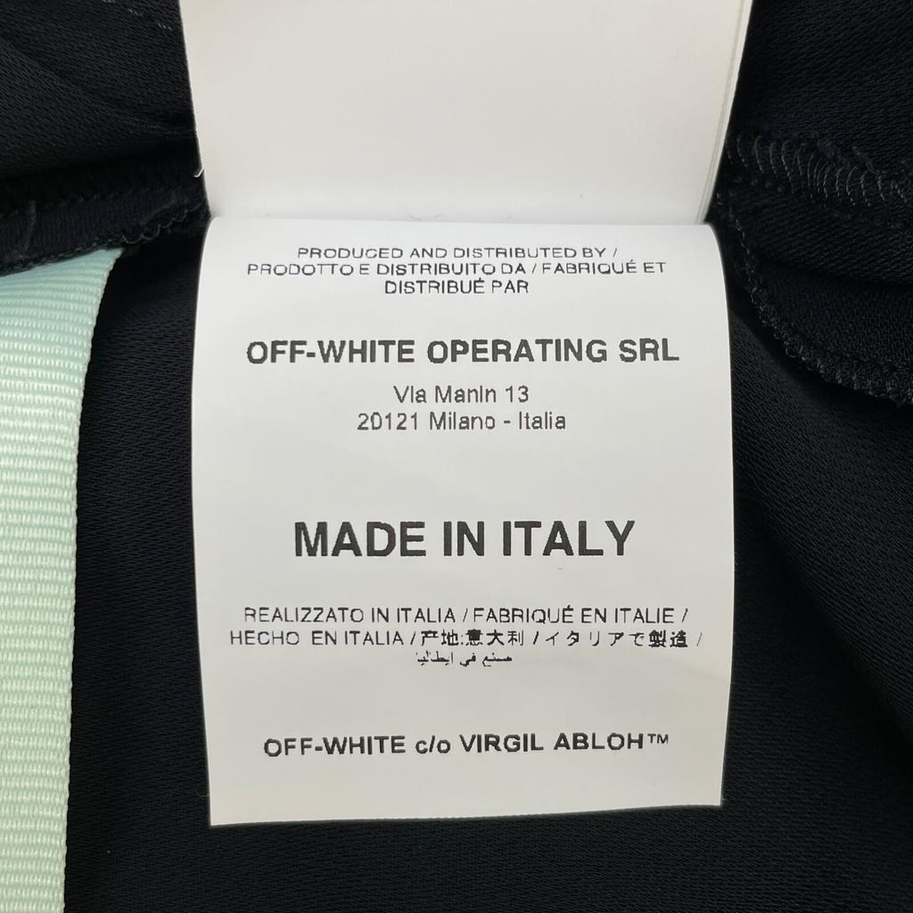 Off-White OWCA078F18A71053 Black High Waist Over Wide Pants Bottoms 36 blackUsed