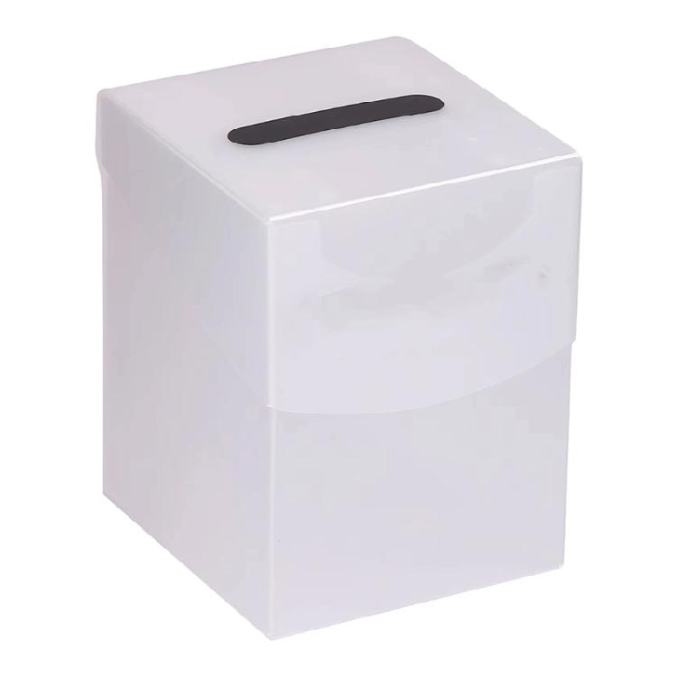 

Travel Ready Card Protector Box Crafted From Strong Polypropylene Material For Organized Gaming Activities білий