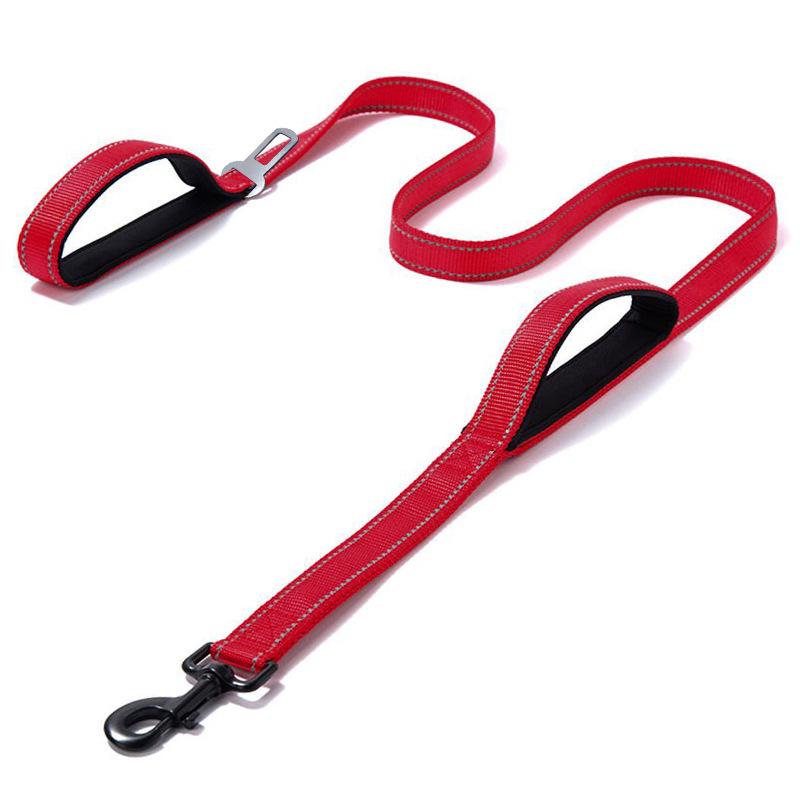 Double Layer Explosion-Proof Reflective Dog Leash - Shock-Absorbing, Thickened Pet Leash