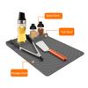 Silicone Griddle Tools Mat for ninj FlexFlame Large Silicone Spatula Mat with Drip Pad Griddle Mats BBQ Grill Accessories