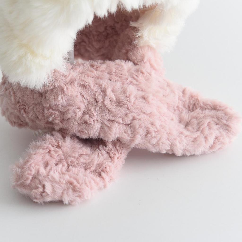 Dziecięcy pluszowy zestaw czapka-szalik z postaciami z bajek - Ciepły, wiatroszczelny, do ochrony na zewnątrz zimą