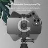 Smartphone Vlogging Kit Tripod Phone Holder + Microphone + Video Light + Clip + 3.5mm TRS To TRRS