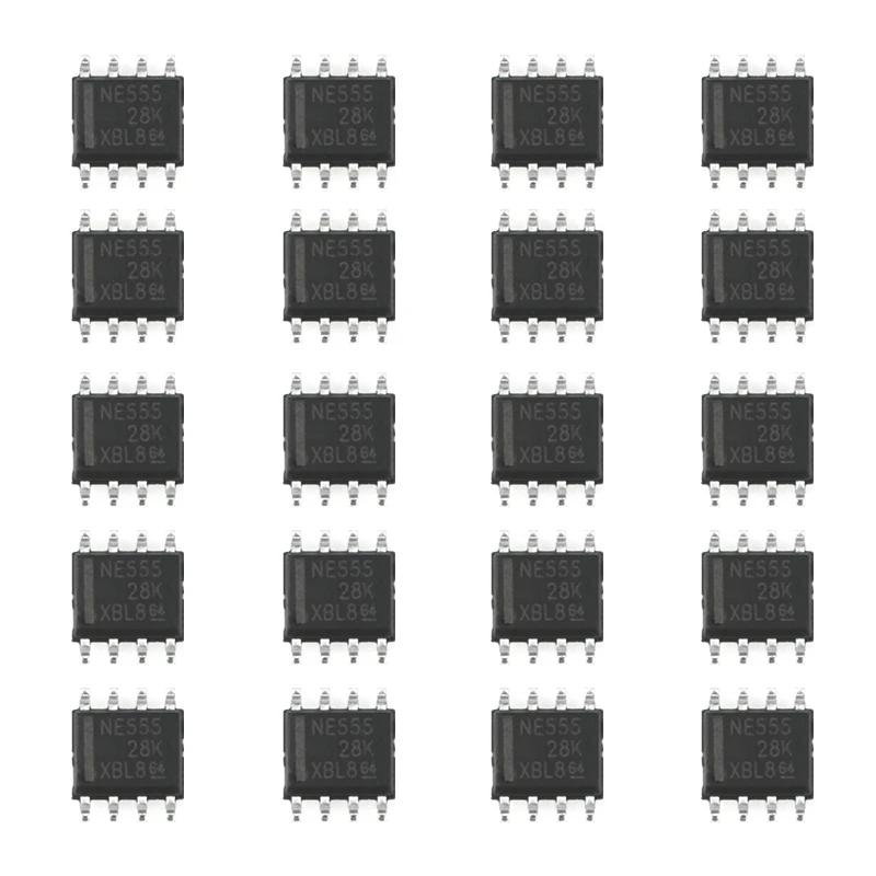 10PCS Timer IC Chip NE555DR SOP Integrated Circuits Kit NE555