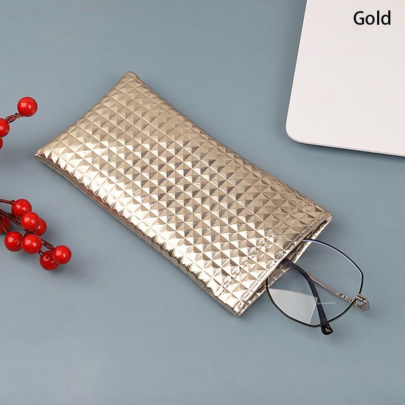 Candy Color Pu Leather Sunglasses Bag For Women Men Glasses Case Wallet Storege Cases Portable Waterproof Glasses Storege Bags