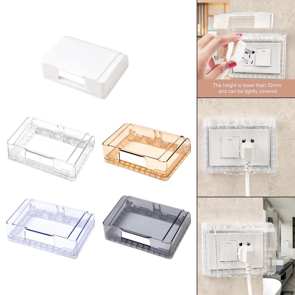 1 Piece Appliance Socket Waterproof Box Protector 118 Type Cover Lamp Switch