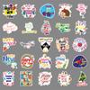 50 Happy New Year Doodle Decoration Festival English Stickers DIY Mobile Case Suitcase Stickers Waterproof