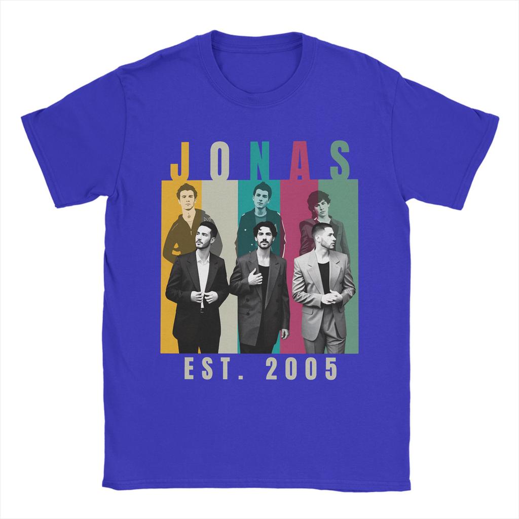 Jonas Brothers Tour T-Shirt Sommer Harajuku T-Shirts Reine Baumwolle Rundhals Große Größen 5XL Oberteile Kurzarm Ästhetisches T-Shirt