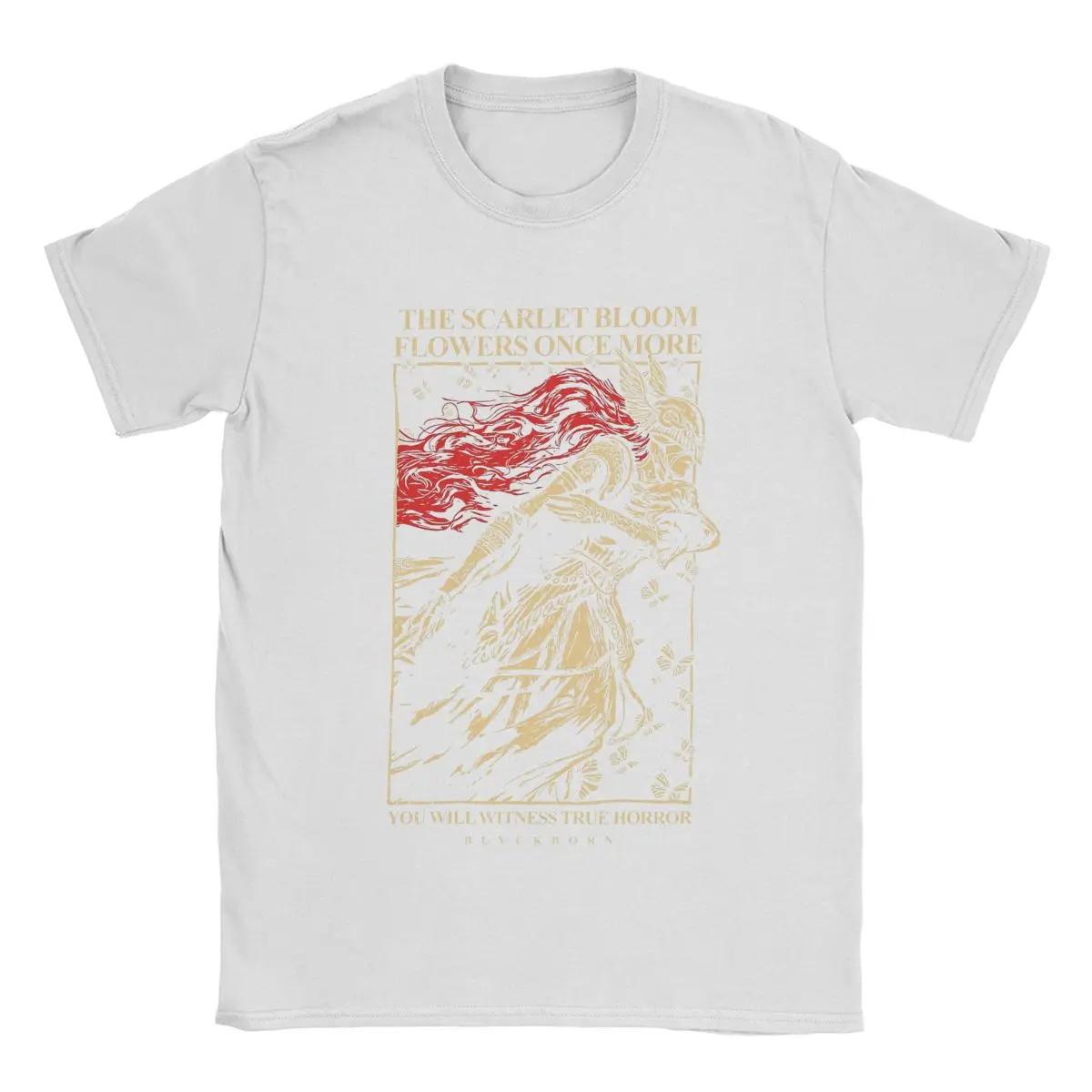 Men s Elder Malenia Blade Of Miquella T Shirt Pure Cotton Tops Funny Short Sleeve Harajuku Crew Neck Tees Vintage Unique T-Shirt 3XL
