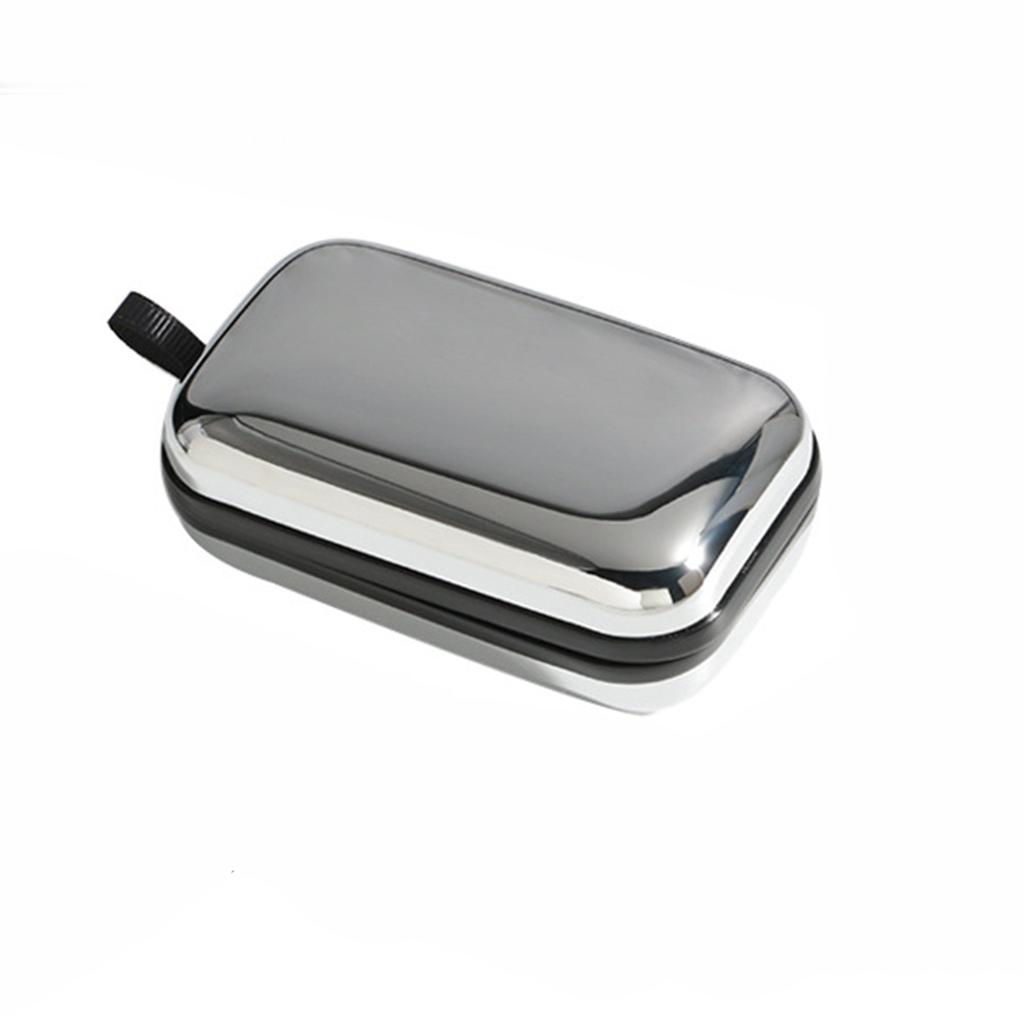 Folding Reading Glasses Case Portable Pressure-resistant Tinplate Material Hook-type Eye Storage Box