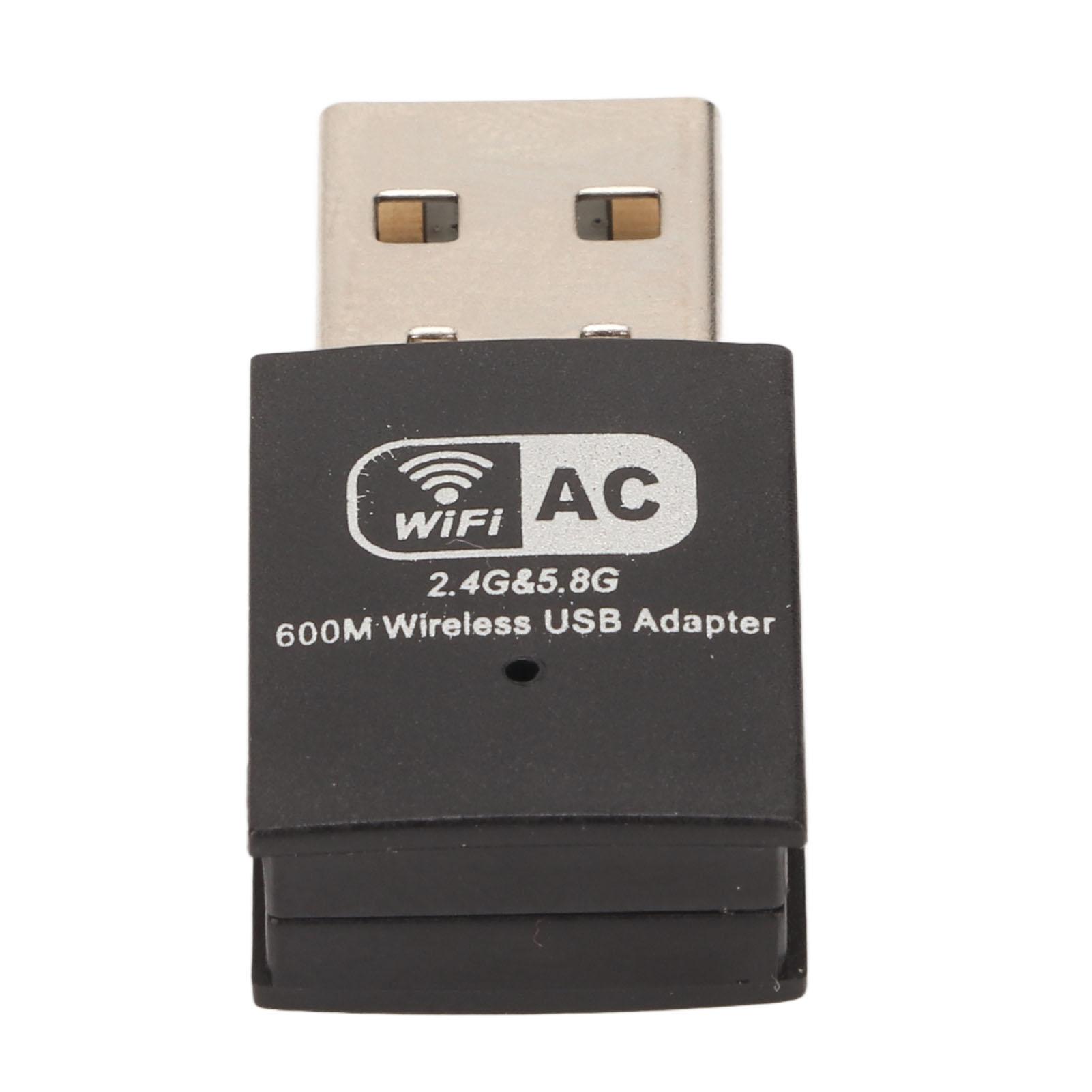 

Wireless Network Card W58 RTL8811AU 600M Transmission Built in Antenna Dual Band WIFI Receiver for Win