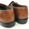 Vintage 80er-90er FREEMAN U-Tip Businessschuhe Braun Größe 8.5D (26,0-26,5) Herren(GEBRAUCHT)