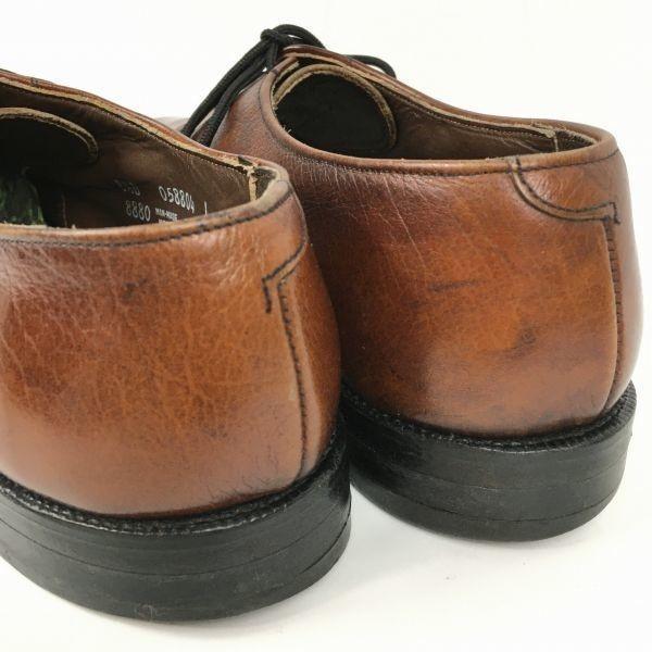 Vintage 80s-90s FREEMAN U-Tip Business Shoes Brown Size 8.5D (26.0-26.5) Men's(USED)