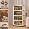 Foldable Transparent Storage Cabinet