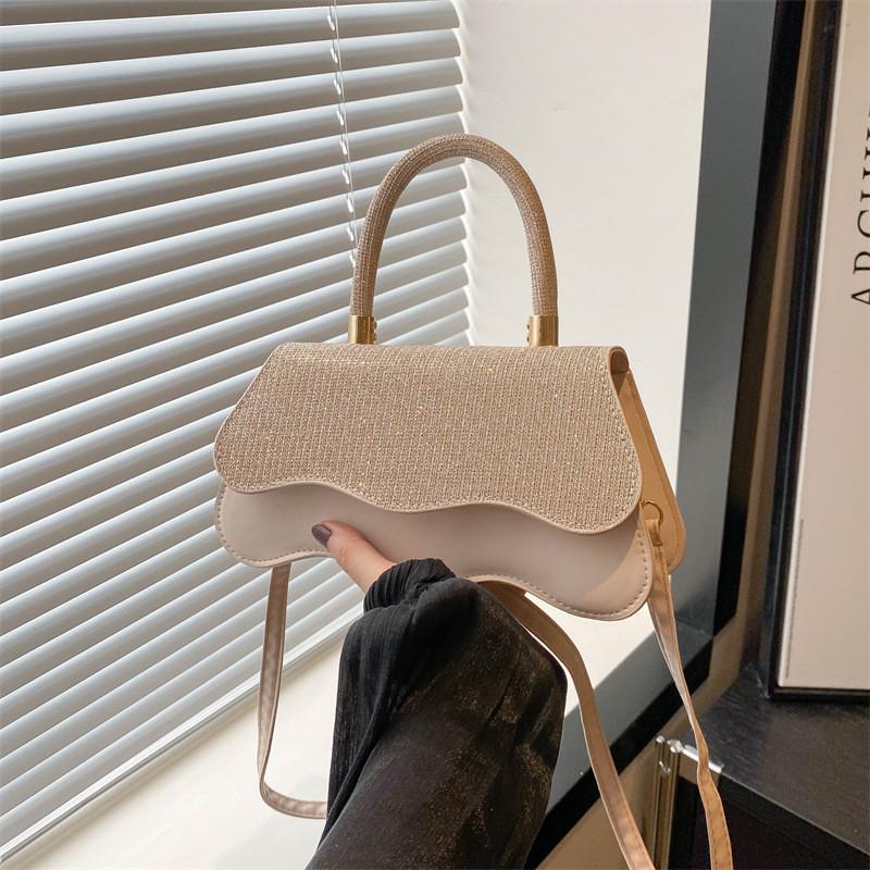 Chic Pu Leather Small Square Bag In Black Silver Pink And Khaki For Everyday Use