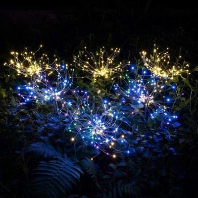 Outdoor Garden Lights LED Firework String Lights For Christmas Holiday Outdoor Lawn Decoration Garden Stake Lights