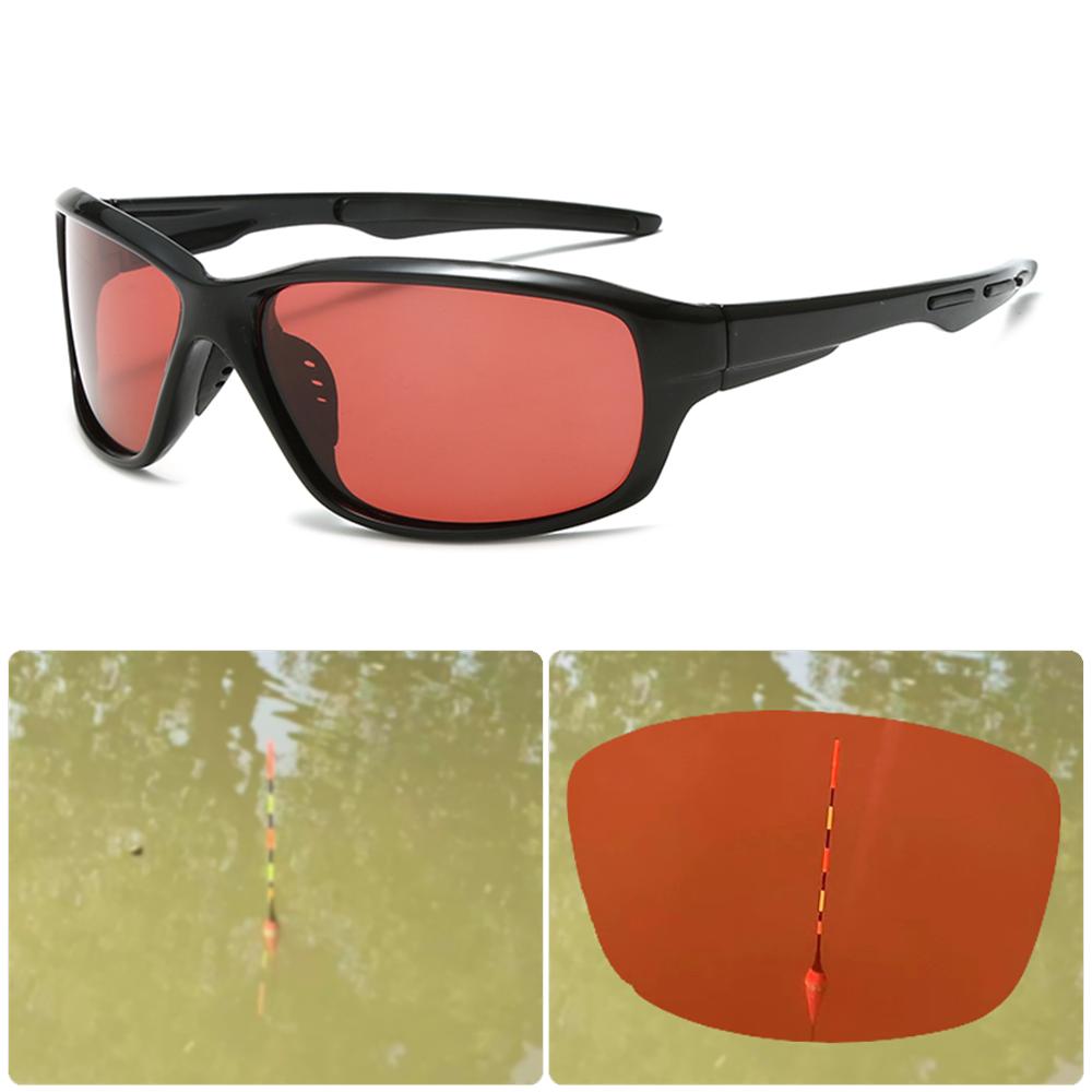 VIVIBEE Fishing Sunglasses Red Polarized Men TAC Homomorphic Angling Goggles Women Sports Outdoor Shades