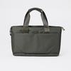 [uF] KHK Men's Business Tote Bag with Adjustable Length, Shoulder Strap, and Laptop Storage