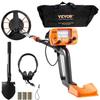 Metal Detector for Adults & Kids, 8 Inch Waterproof Search Coil with High Accuracy Pointer Display, Adjustable 38''-49'' Gold Detector, Lightweight
