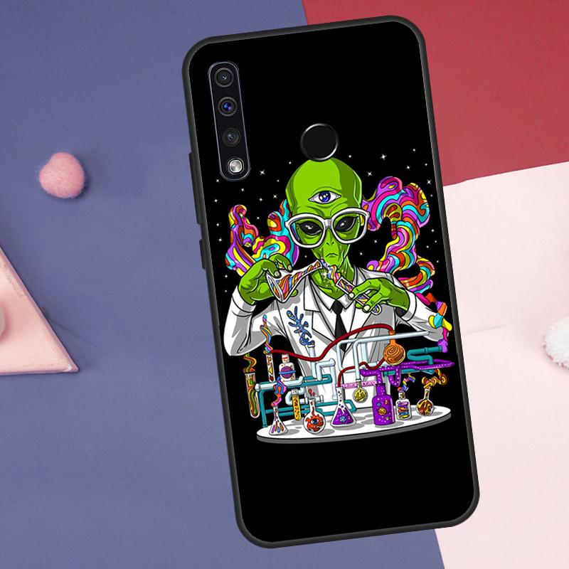 Space Alien Magic Case For Huawei Nova 7i 8i 11i 12i 12s 9 10 SE Y73 Y90 Y70 Y72 Y61 Y91 P30 P40 Lite P60 Pro