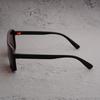 Pilot Men's Polarized Punk Style Sunglasses - Lightweight Sports Driving with Spring Hinges and Sun Protection.