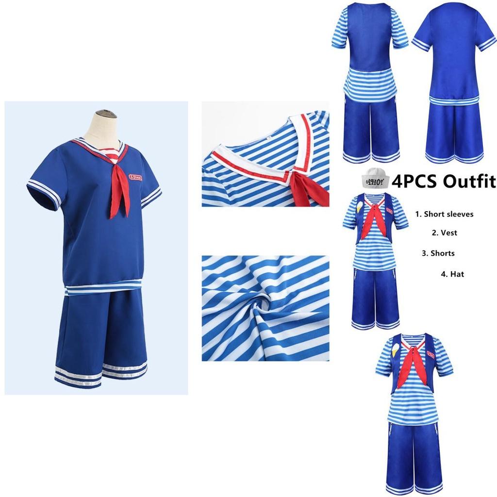 Weiches und bequemes Polyestermaterial für Robin Scoops Ahoy Uniformkleid