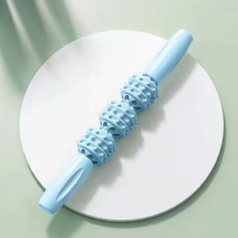 

Lamya Massage Roller Fitness FMS Rod for Leg Muscle Relaxation Leg Massage Wheel Axle Size three balls синий