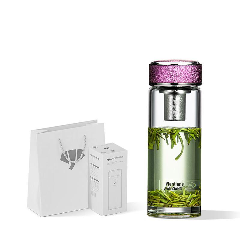 Titanium Silver Antibacterial Single-Layer Glass Cup