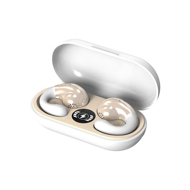 

Bluetooth-гарнитура TWS с двумя наушниками, беспроводная, с заушной клипсой, стерео, цифровой дисплей, жизнь