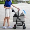 Pet Stroller, Folding Dog Stroller, Pet Folding Stroller, 4 Wheels Dog/Cat Puppy Stroller, Travel Carrier for Small/Medium