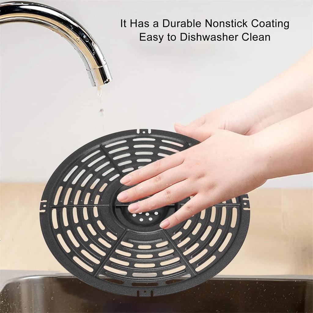 Multifunctional Air Fryer Grilling Pan Air Fryer Cooking Tray Air Fryer Baking Pan Air Fryer Accessory for Air Fryer