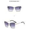 Women's Sunglasses, New Metal Large-frame Sunglasses.