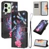For Oppo Reno14 5G (China)/Oppo Reno14 F 5G/Oppo Reno14 5G (Global) Wallet Case Pattern Printing PU Leather Phone Cover with Lanyard