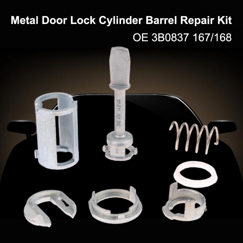 

7 шт. Металлический цилиндр замка двери Ремкомплект Oe 3B0 837 167/168 для аксессуаров цилиндра замка автомобиля 1set