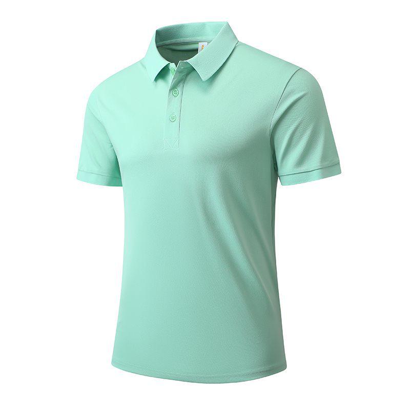 Polo Casual da Uomo 2026 ad Alta Elasticità - Manica Corta, Fine Cotone Imitazione, Collo a Revers.