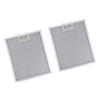 Dunstabzugshauben-Filter 2er-Pack Aluminiumkonstruktion für Dunstabzugshauben-Kompatibilität und gleichmäßige Luftzirkulation 414x256x9mm