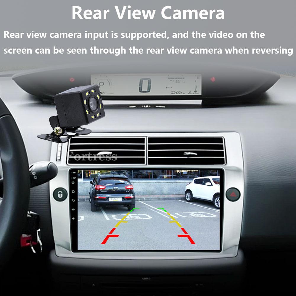 Android 14 Car Radio for Citroen C4 C-Triomphe C-Quatre 2004-2009 Multimedia Video Player Navigation GPS Carplay 4G QLED Screen