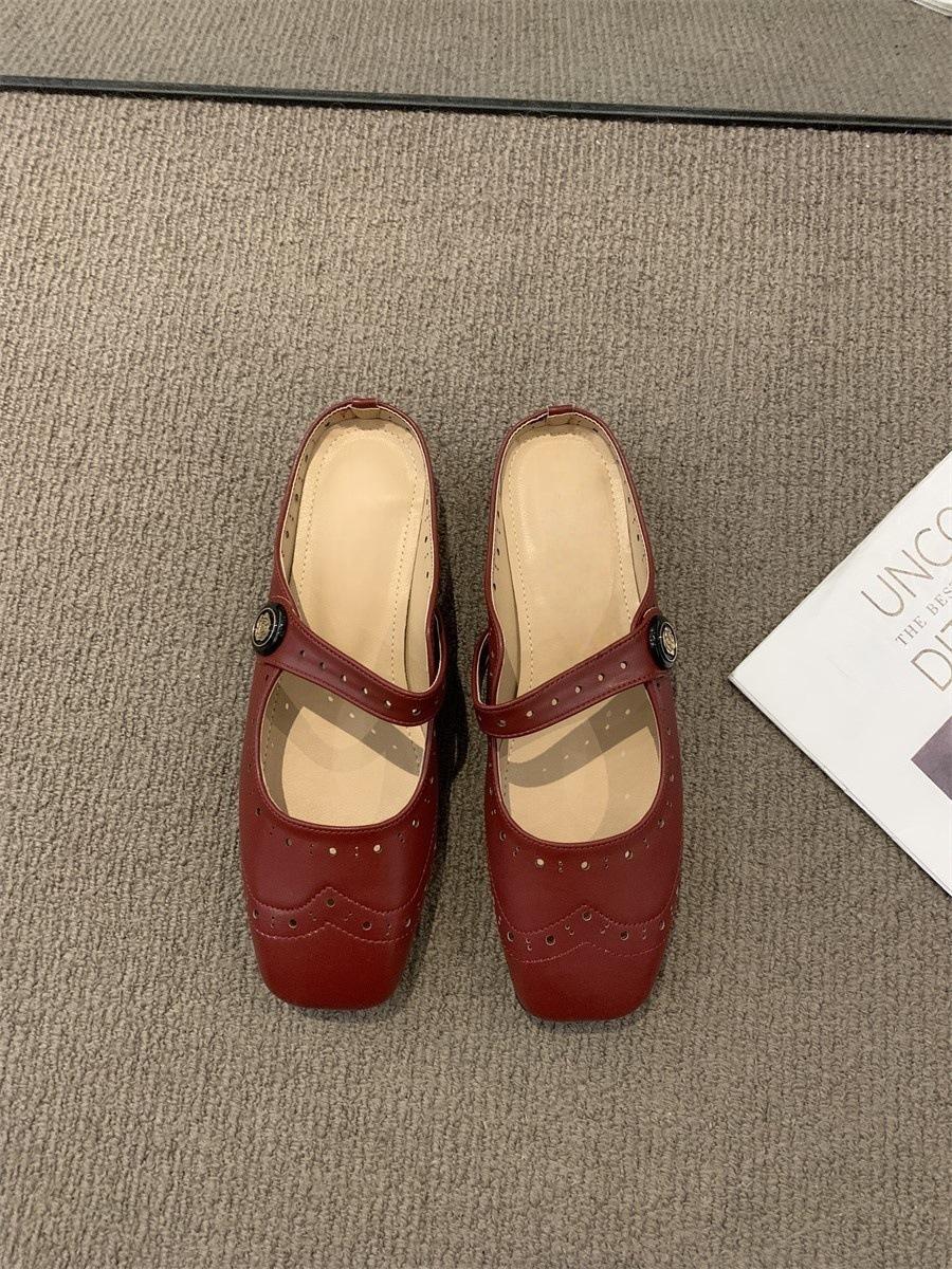 

2025 новая летняя уличная сумка, голова, полушлепанцы, женская обувь, мягкая подошва, мягкая поверхность, одинарные серебристые туфли Мэри Джейн 40