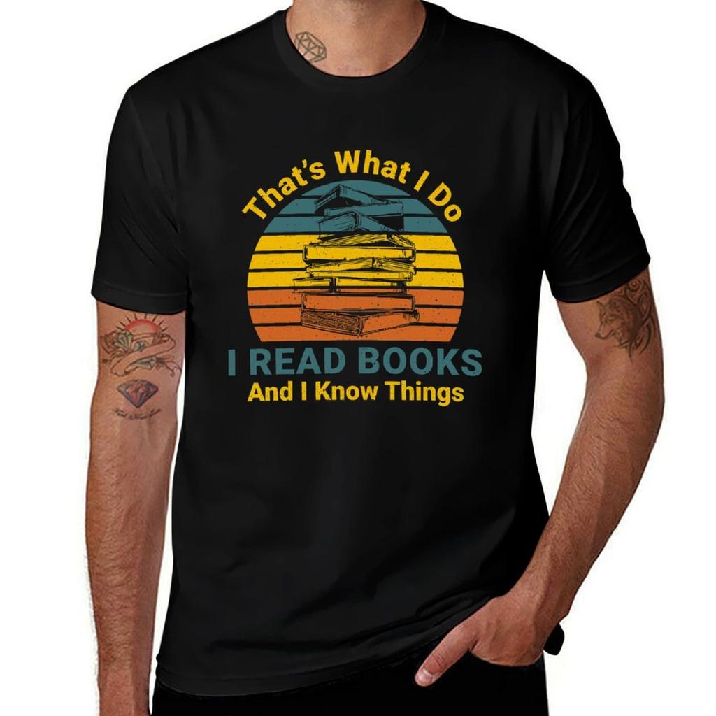 Thats What I Do I Read Books And I Know Things Tshirt Active Wear Sports Tshirt For Unisex