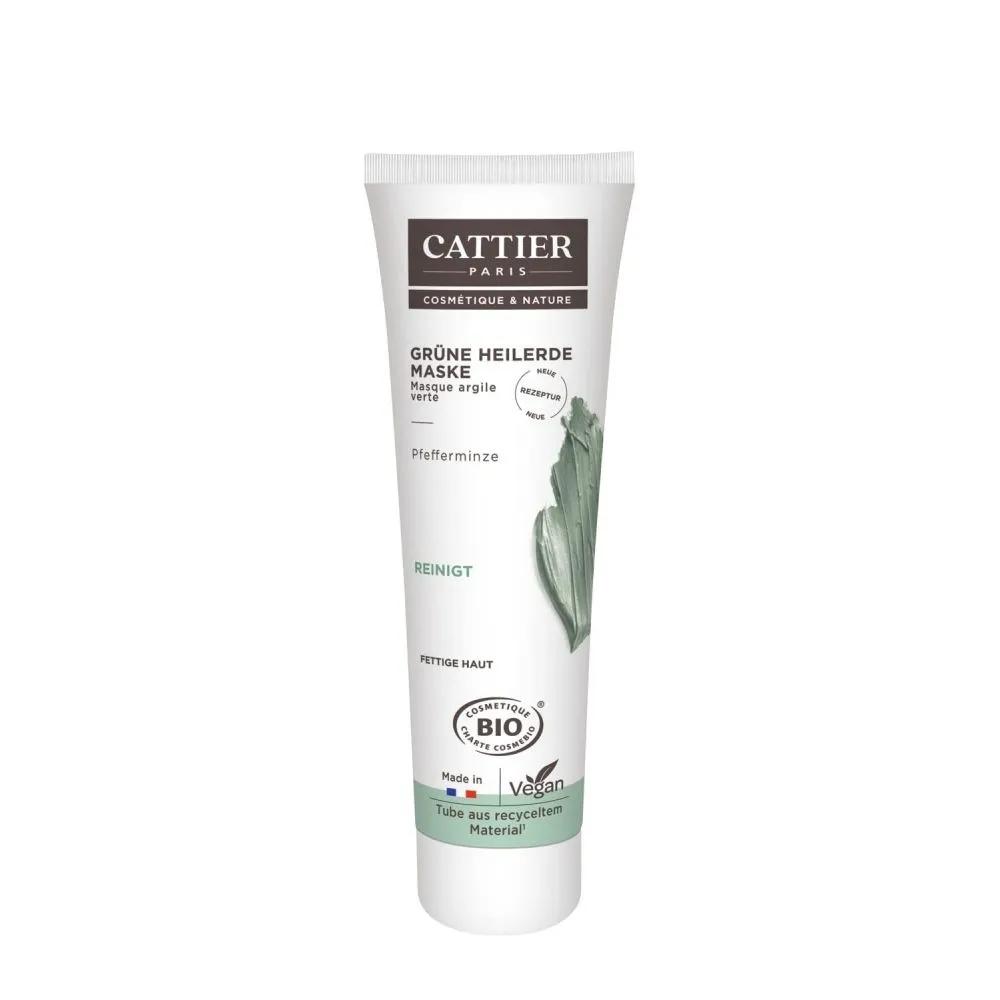 CATTIER Paris Green Healing Clay Mask 100ml for Oily Skin