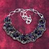 Copper Amethyst Handmade Gemstone Necklace, 925 Solid Sterling Silver Necklace Antique Jewelry, For Thanksgiving