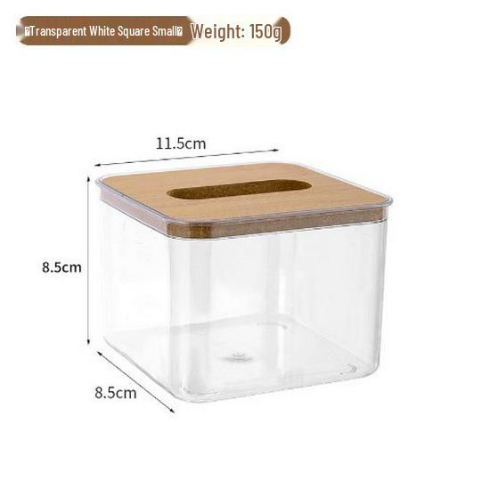 Nordic Transparent Creative Tissue Box for Home, Living Room, and Coffee Table