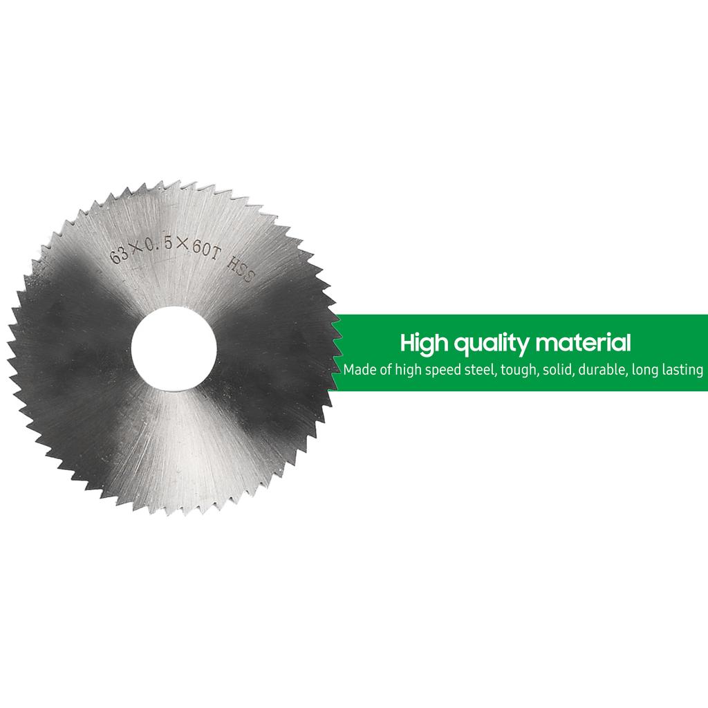 Chainsaw Blade Set  4PCS  Contains  2.5in Diameter 63mm Resin Saw Blade & Diameter 60mm Emery Saw Blade &  2.5inch Diameter 63mm HSS Saw Blade &  2.5-