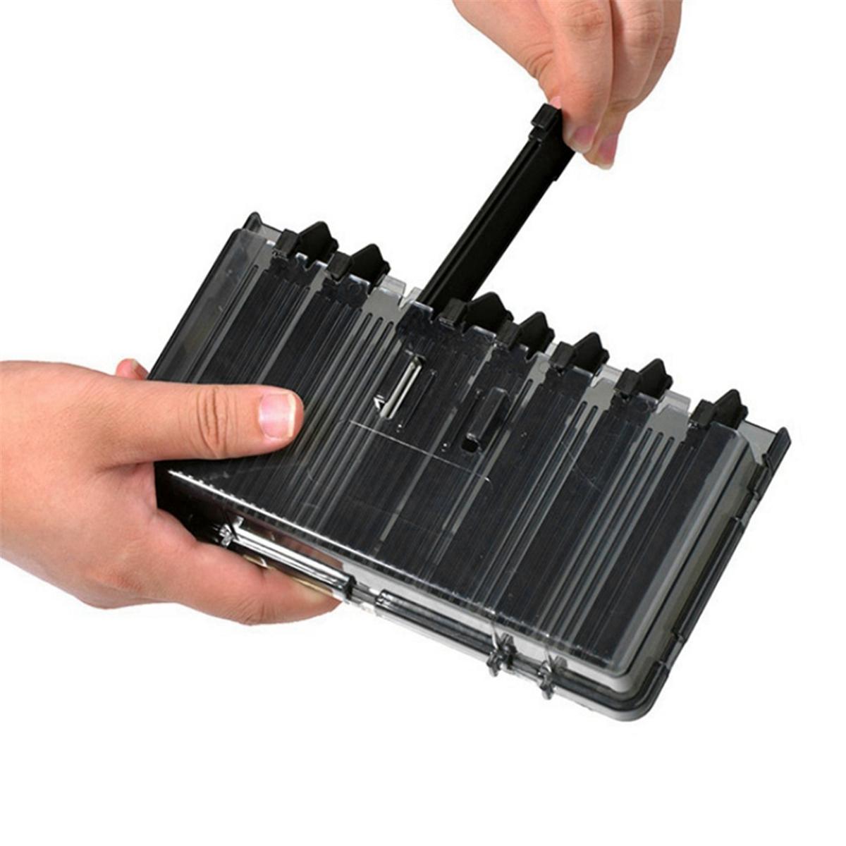 

A08R 1pcs Fishing Bait Holder Luya Fishing Box Special Bait Box Accessory Vertical Inserted Plastic Lure Case 20x3x11cm China Mainland