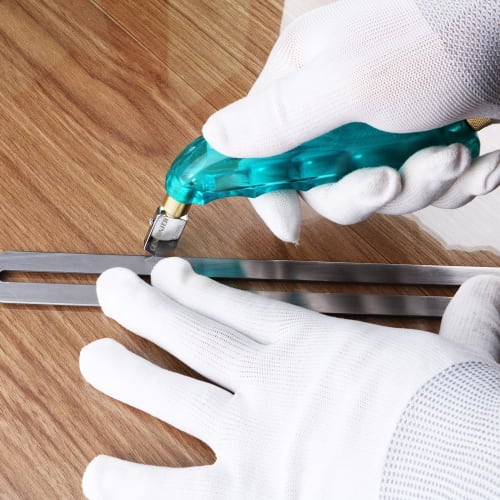 CESFONJER Glass Cutter, Super Hard Glass Cutter, Oil-Injected Glass Cutter with Extra Interchangeable Heads and Oil Reservoir - 2mm-6mm / 6mm-12mm / 1