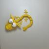 3D-gedruckte Cartoon-Drachenfigur, Drachen-Ornament mit großen Augen und beweglichen Gelenken, Drachen-Fidget-Spielzeug zur Stressbewältigung für Zuhause und Büro