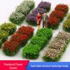 Miniature Grass Tufts for Sand Table Models - Wild Scenery Vegetation & Flower Clusters
